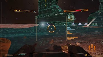 Elite Dangerous: SRV Fun at a ground installation