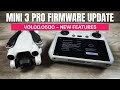 DJI Mini 3 Pro Firmware Update - NEW Features &amp; Tripod Mode