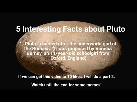 5 Interesting Facts about Pluto