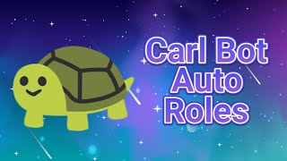Carl Bot Auto Roles | Discord Tutorial