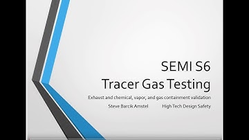 What is Tracer Gas Testing with High Tech Design Safety