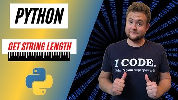 How to get Length of a String in Python