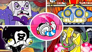 Cuphead - All King Dice Casino Boss With One Parry Hit (Secret Unused Bosses Included)
