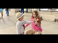 The boy tries to STEAL my violin during my street performance | Imagine by John Lennon