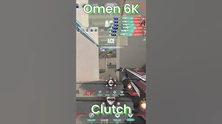 Omen 6K Clutch– Shadow Master! #valorant #valorantclutchmoments #valorantclips #valoranttips #gaming