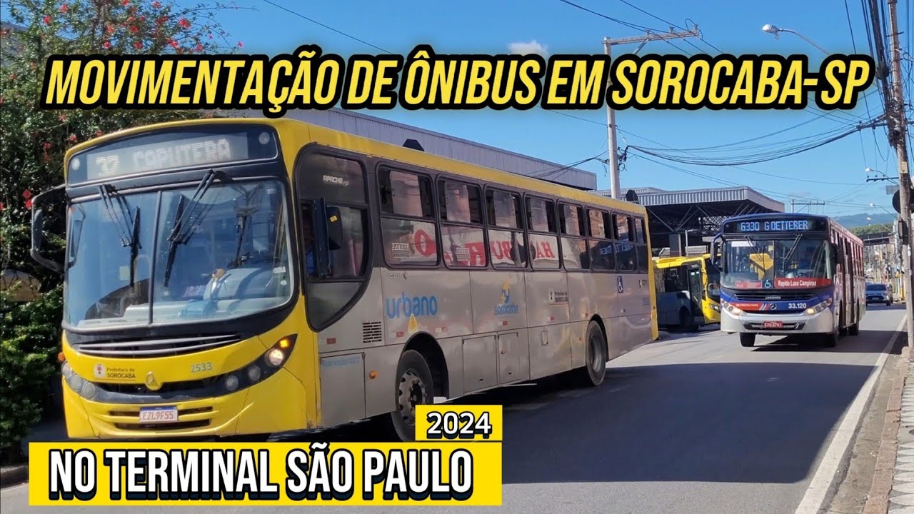 ✅️[ Terminal São Paulo #3 ] Movimentação de Ônibus em Sorocaba-SP
