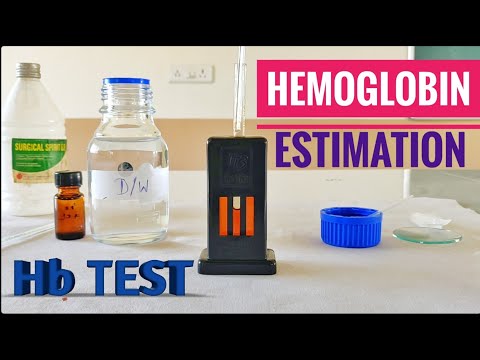 Haemoglobin Test Procedure | Hgb Blood Test Method | Blood Hemoglobin