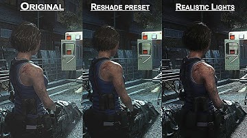 Resident Evil 3 Remake ORIGINAL VS Graphic Mod  Comparison