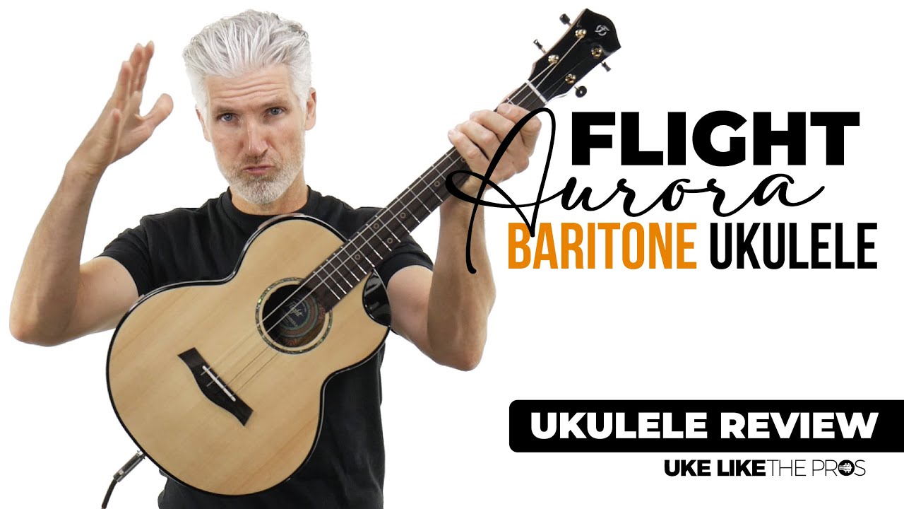 BRAND NEW! Flight Aurora EQ-A Baritone Ukulele Solid Spruce & Rosewood | Ukulele Review