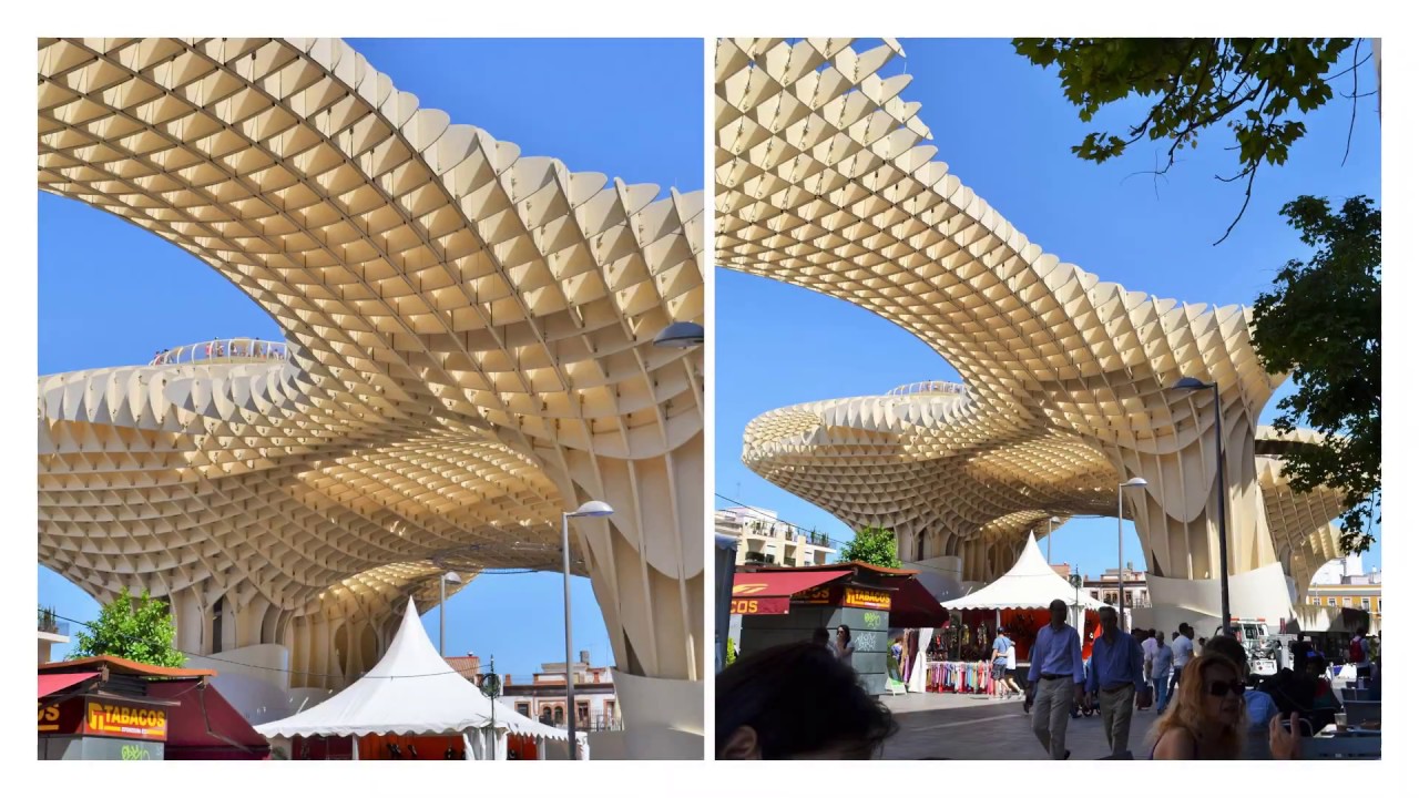 世界の旅 世界最大木造 メトロポールパラソル 上 Metropol Parasol Wacoca