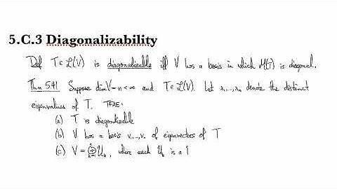 5.C.3 Diagonalizability