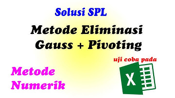 METODE ELIMINASI GAUSS DENGAN PIVOTING - SOLUSI SPL
