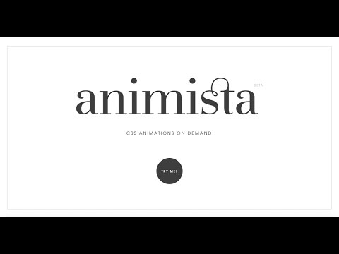 Creating easy CSS Animations in Muse with Animista