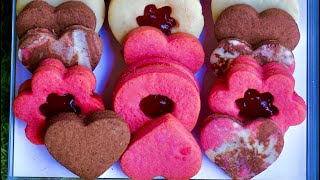 Easy valentines day cookies recipes | Butter Valentines Day Cookies