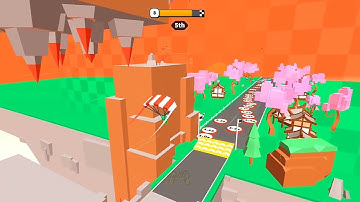 Road Glider - Flying Game - Tap Tap Games | Android iOS Gameplay