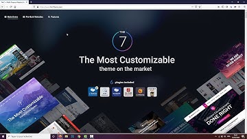 #1 The7 WordPress Theme  The Most customizable WordPress Theme — 19$ Only