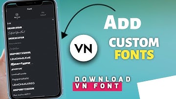 How To Add Custom Font in VN App | 40+Font Pack  | vn editor