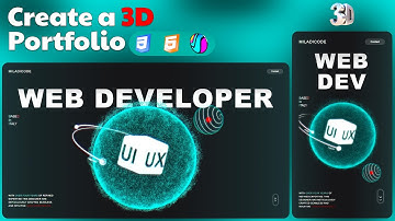 🚀 Create a Stunning 3D Portfolio Website with HTML, CSS & Spline 🌐✨