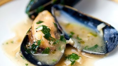 Mussels in Creamy Garlic Sauce OMG!