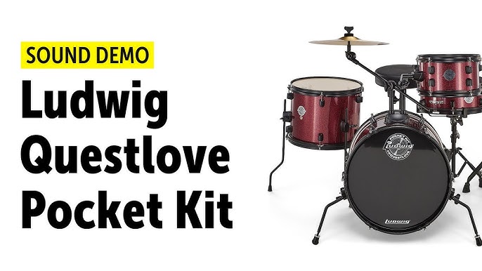 Ludwig Pocket Drum Set For Kids With Cymbals & Hardware – Andy's Music