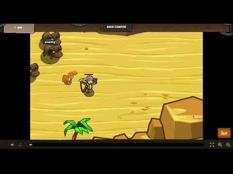 CodeCombat - Basin Stampede - JavaScript