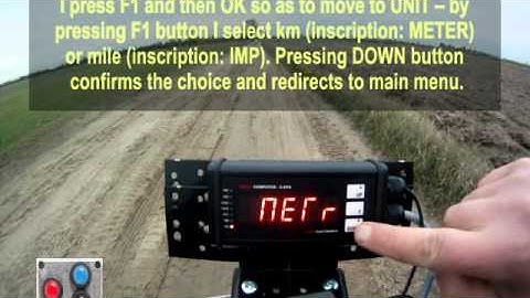 Rally computer 2.GPS how to configure the tripmeter