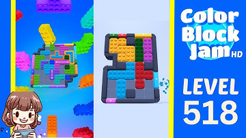 Color Block Jam Level 518 Solution Walkthrough