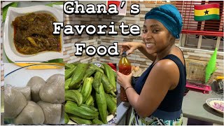 Cook with me MOST POPULAR GHANAIAN TRADITIONAL FOOD| Sunyani West Africa