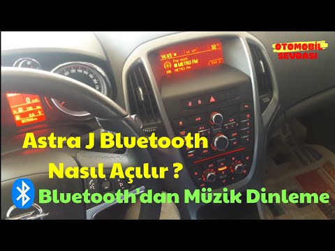 Opel Astra J Bluetooth Açma