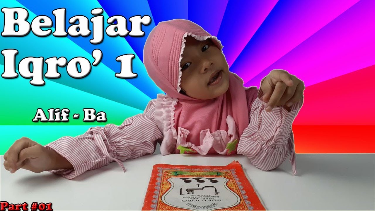 Anak kecil mengaji iqro 1