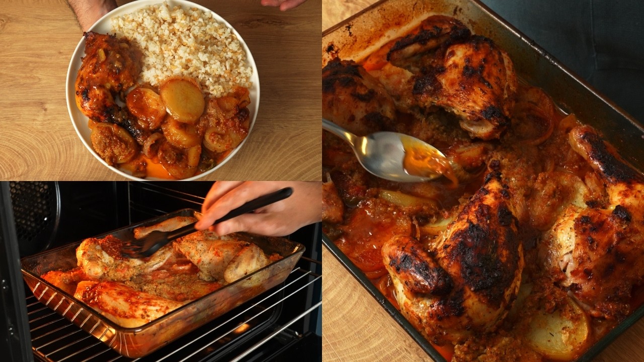 طريقة عمل صنية البطاطس بالفراخ (ماتغلطوش غلطتي)