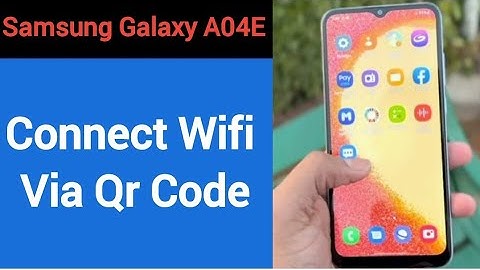 How to connect WiFi via QR code, Samsung Galaxy A04E me Bina password ke Wi Fi connect kaise karen