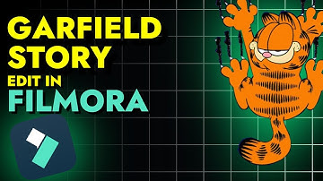 FILMORA 14 | HOW TO MAKE GARFIELD CAT ANIMATED STORY VIDEO IN FILMORA 14 TUTORIAL.!!