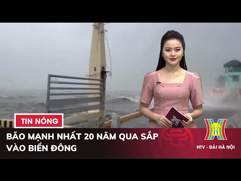 Video Bão Mạnh nhất 20 năm qua sắp vào biển Đông | NASA lùi... - youtube