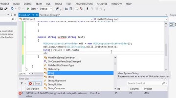 Encrypt your passwords with MD5 hashing in C#