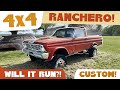 Abandoned 1965 ranchero 4x4 can we take this offroad