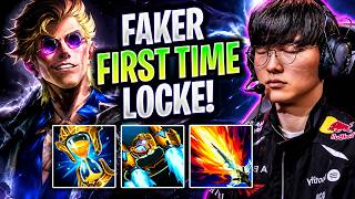 FAKER FIRST TIME PLAYING NEW CHAMPION LOCKE! - T1 Faker Plays LOCKE Mid vs Sylas in Korea SoloQ!