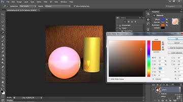 3D Modeling with Adobe Photoshop Tutorial | Colors For Specular, Illumination and Ambient Materials