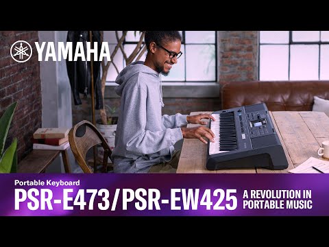 Yamaha Portable Keyboard PSR-E473/PSR-EW425