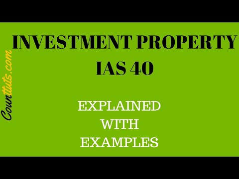 تصویری: IAS 40 چیست؟