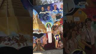 Checking out the murals at Chicano Park with the wifey. San Diego Califas May 1st, 2021