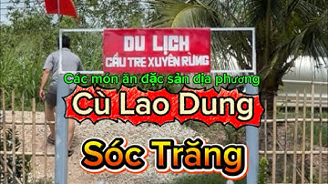 Du lịch cầu tre xuyên rừng & các món ăn đặc sản địa phương ở Cù Lao Dung