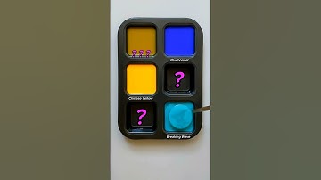 Guess the mixed colors 272 (easy to hard) #colormixing #paintmixing #guessthecolor