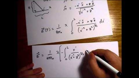 Griffiths Electrodynamics Problem 2.3: Electric Field due to Line Charge Segment