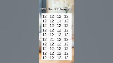 Math Quiz 🏆🖋️Find the difference between odd number #quiz #odd #numberpuzzle