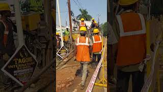 HDD pilot work ( Horizontal direction drilling) #hsewalaladka