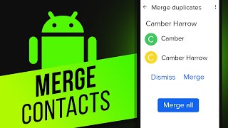 How to Merge Duplicate Contacts on Android screenshot 2