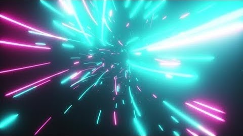 Flying in an Abstract Bright Neon Technology Tunnel | Motion Graphics - Videohive template
