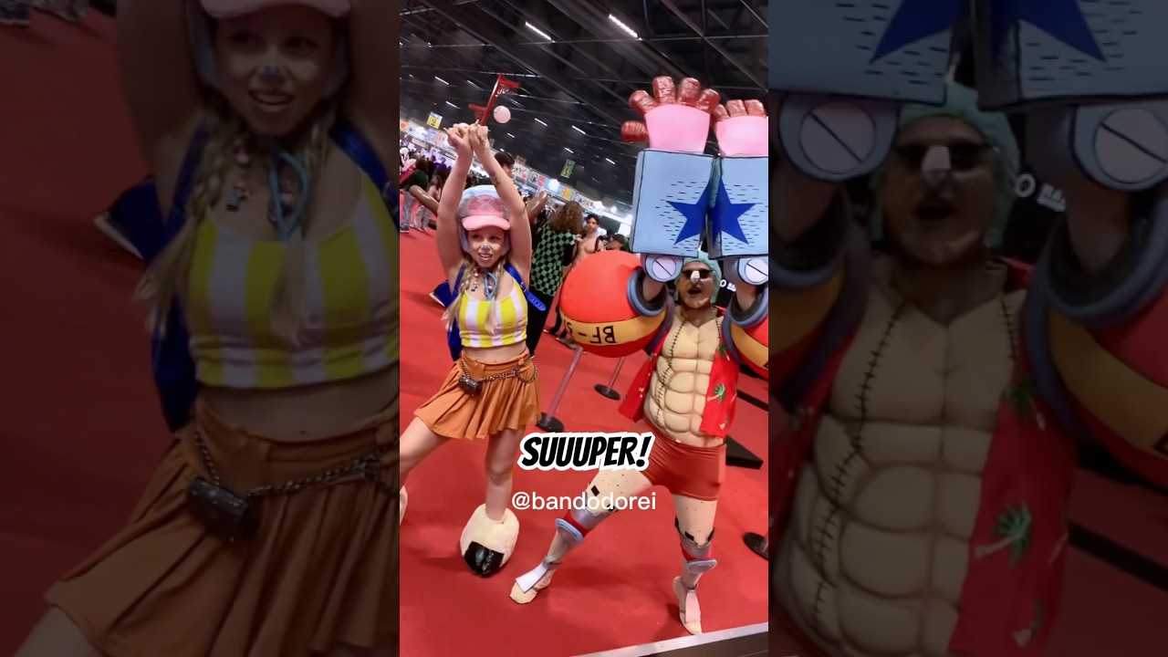 Franky e Chopper no AnimeFriends #franky #chopper #onepiece #onepiececosplay #cosplay