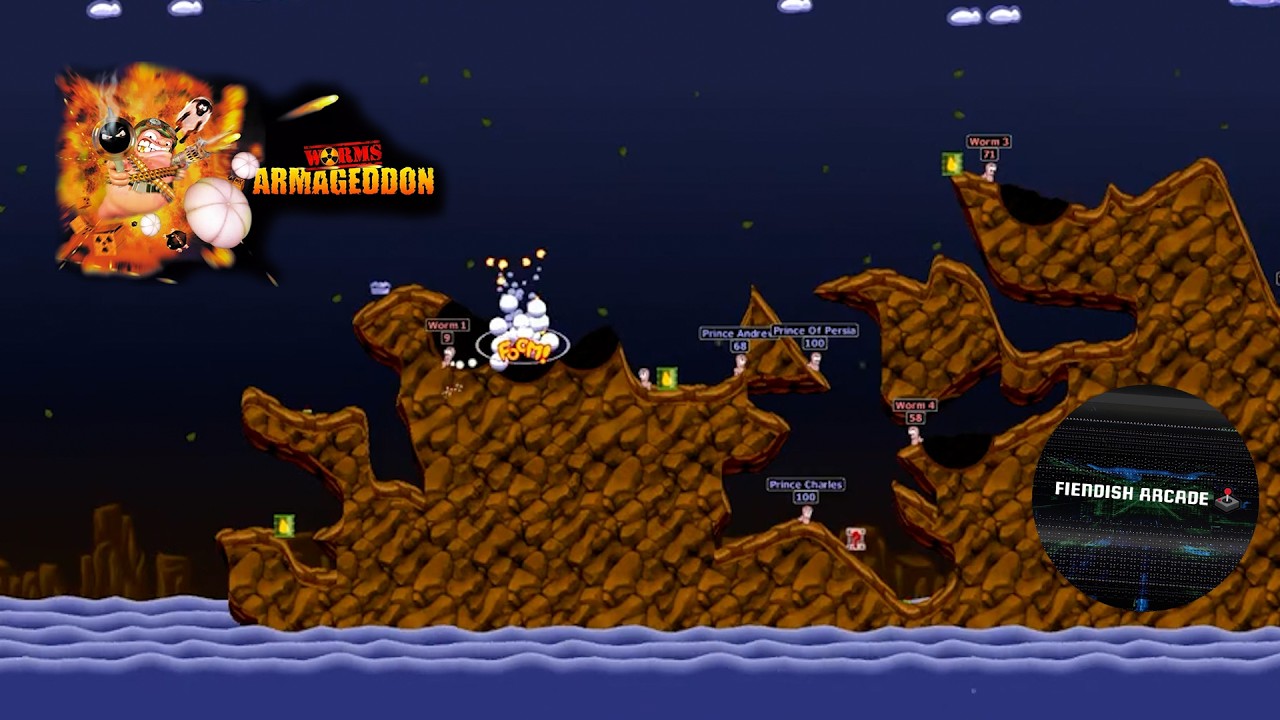 Playing more Worms Armageddon!